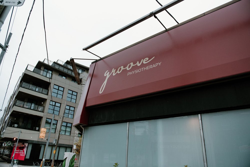 Groove Physiotherapy storefront on Kingston Road in the Beaches